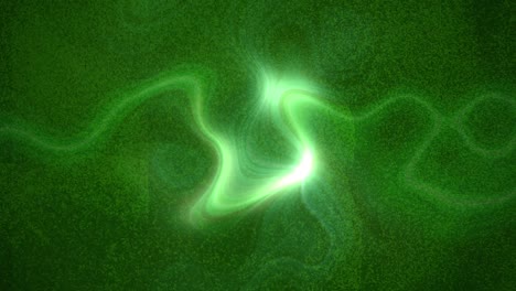 Animation-of-liquid-green-light-moving-over-changing-green-textured-background