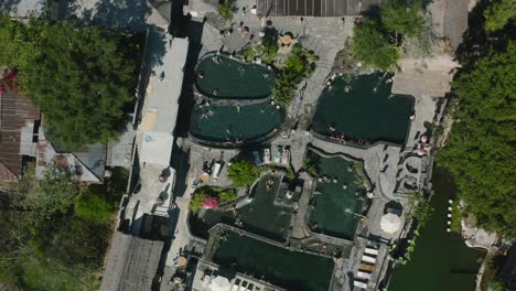 aerial-top-down-view-of-volcanic-natural-hot-springs-near-Mount-Batur-in-Bali-Indonesia