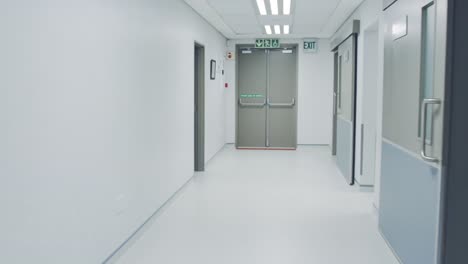 empty hospital corridor 4k