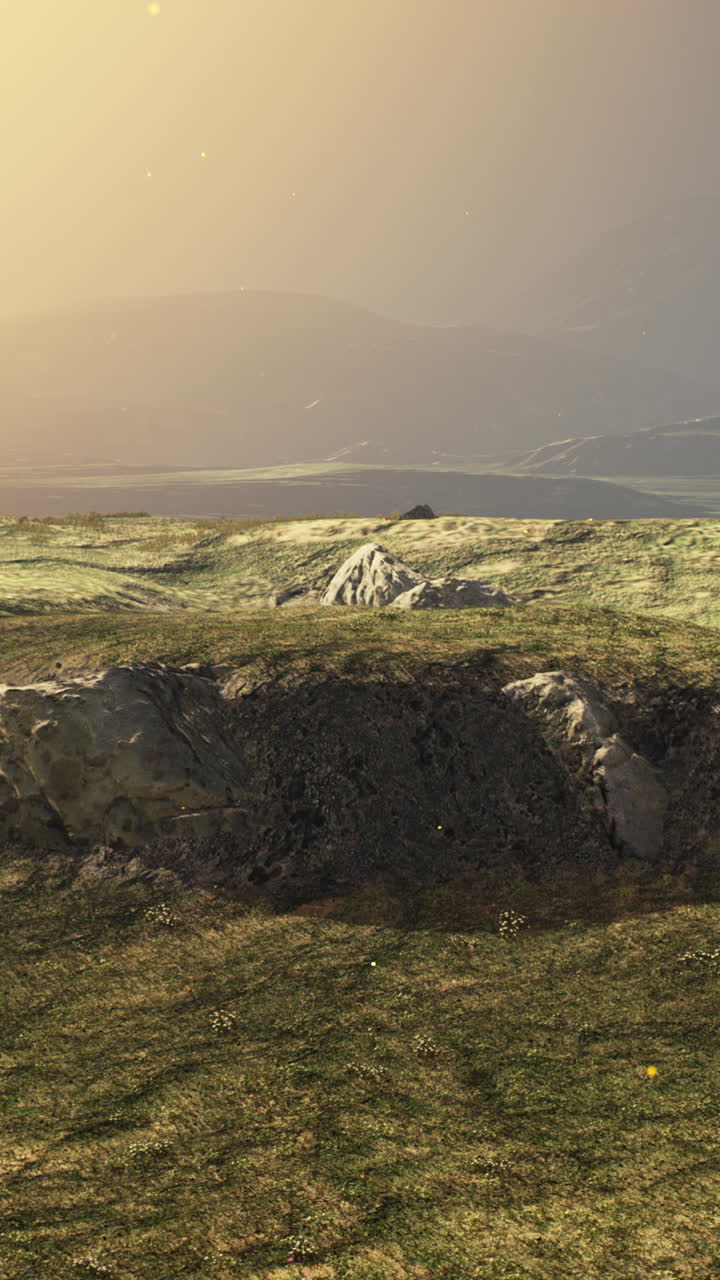 Paisaje de un planeta alienígena