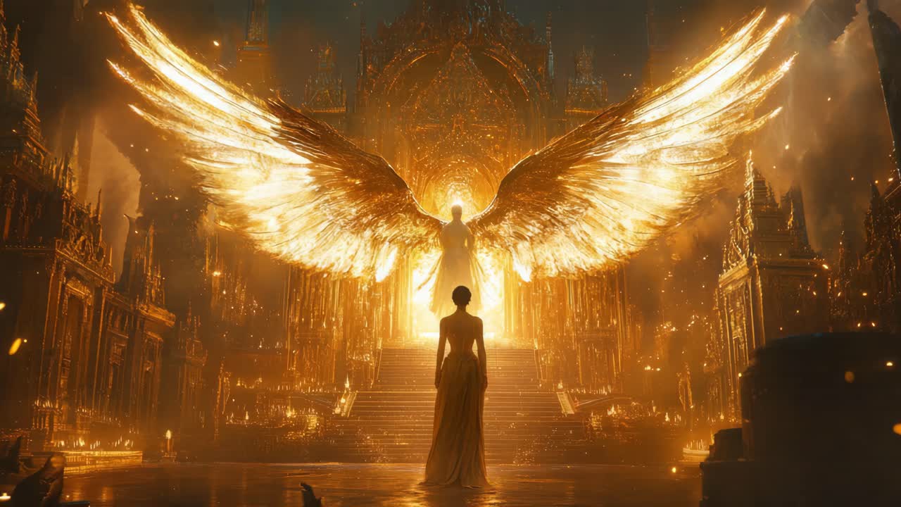 Golden Angel and Throne Room