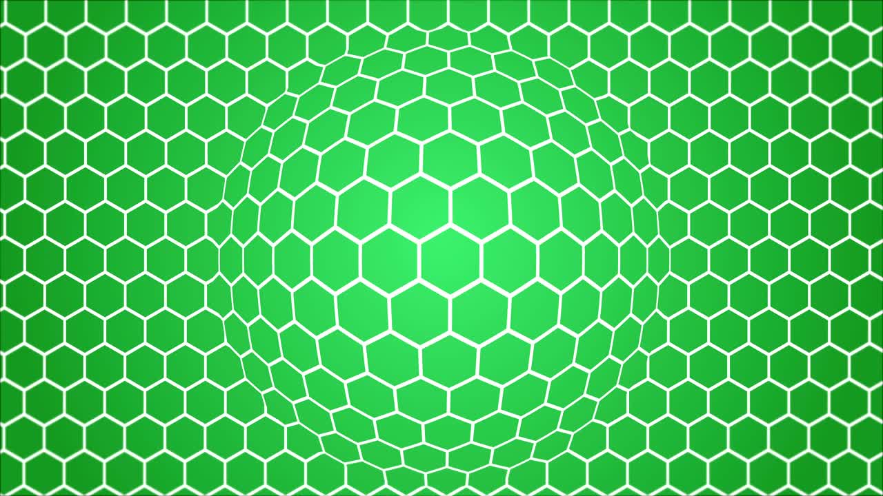 hexagonal abstracto estilo microscopio de ciencia ficción bucle de fondo de movimiento moderno