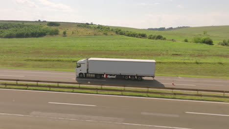 white truck on highway