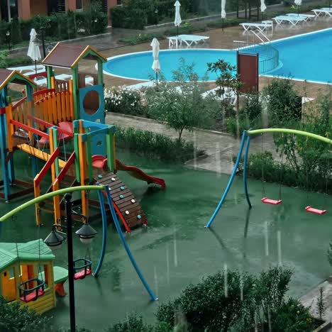 colorful children playground