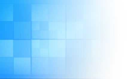 파란색 배경에 대 한 사각형 패턴 위에 3d 사각형에 대규모 판매 텍스트의 애니메이션