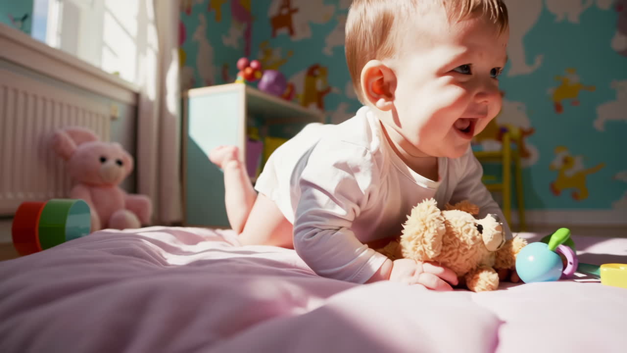 Baby Playing on Playmat