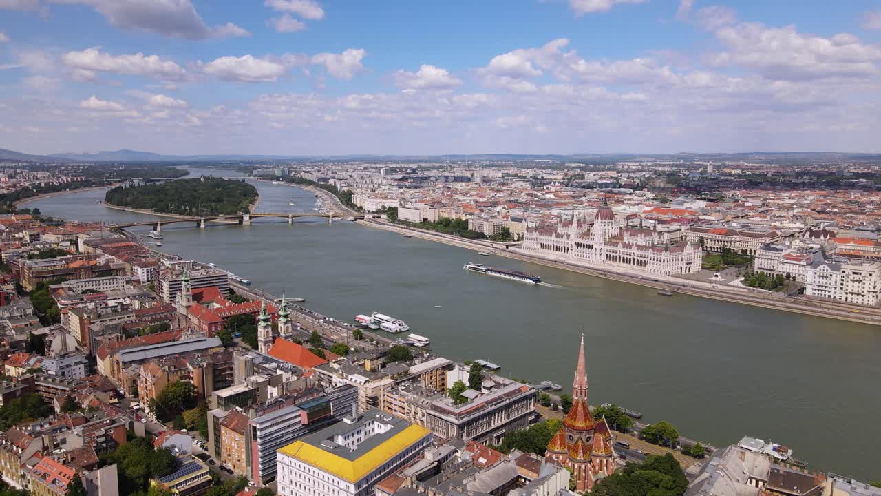 Budapestin kaupunkikuva ilmasta