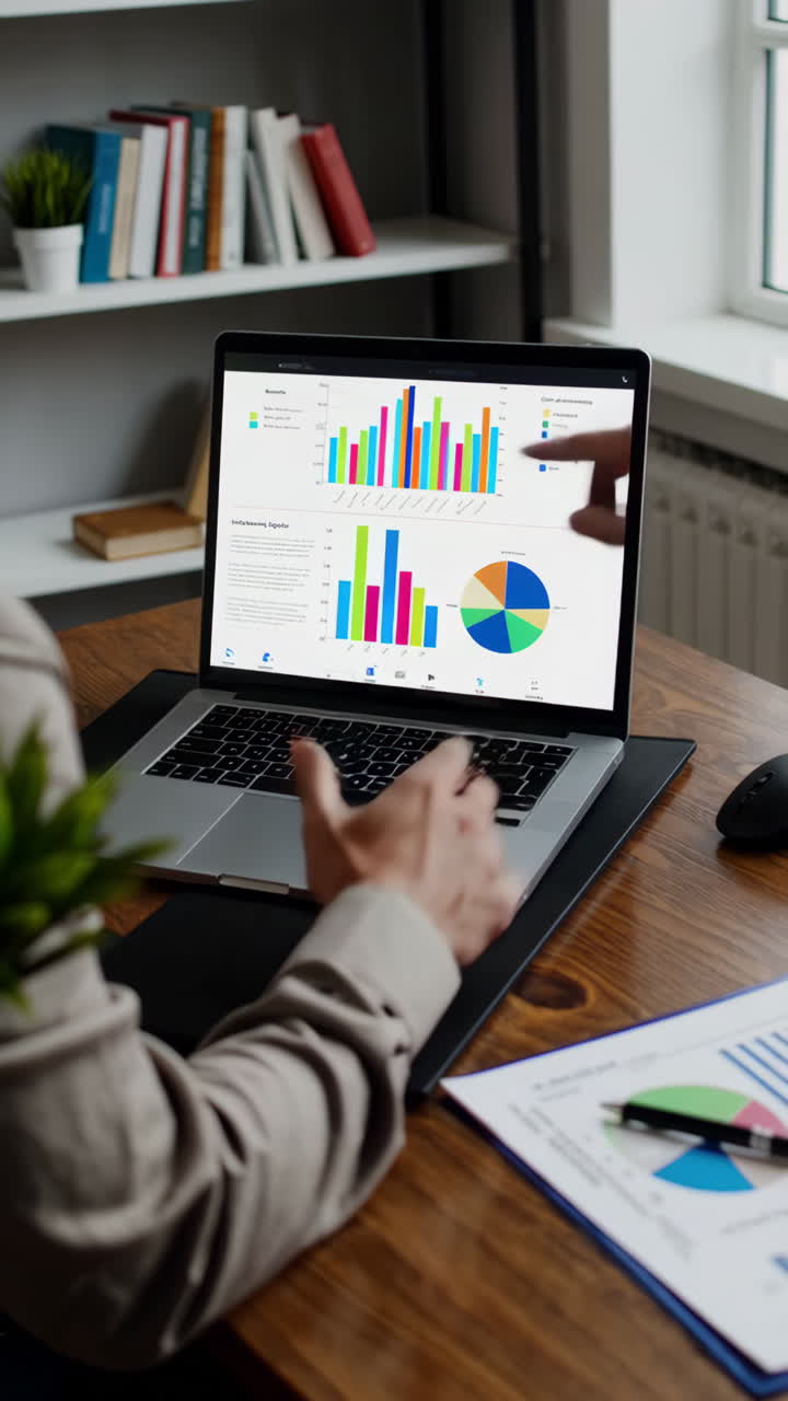 Business Meeting or Work Session with Data Analysis