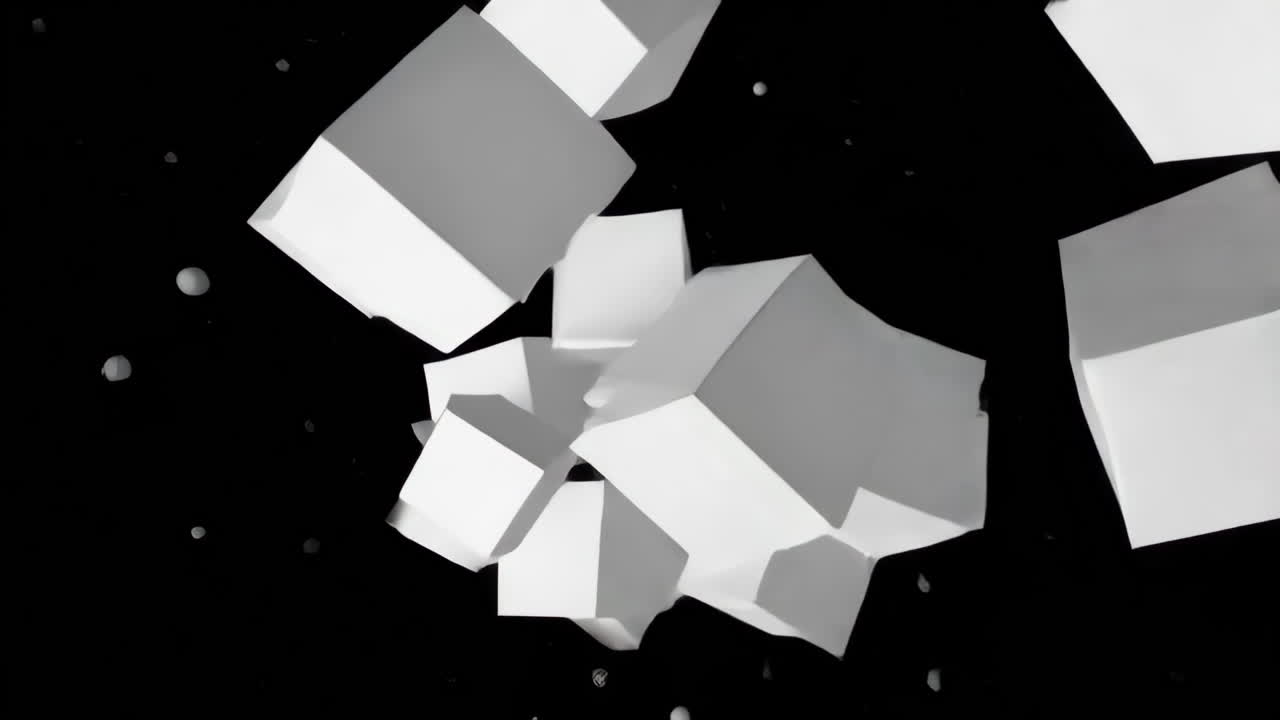 추상적인 3d 기하학적 모양