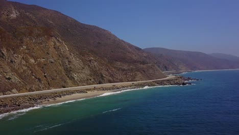 pacific coast highway, california. sliding shot right