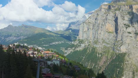 lauterbrunnen landscapes view and villages in switzerland