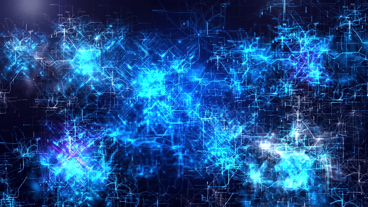 Abstract Futuristic Network Background for AI, Big Data, and Technology Concepts