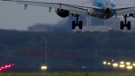 aterrizaje del avión