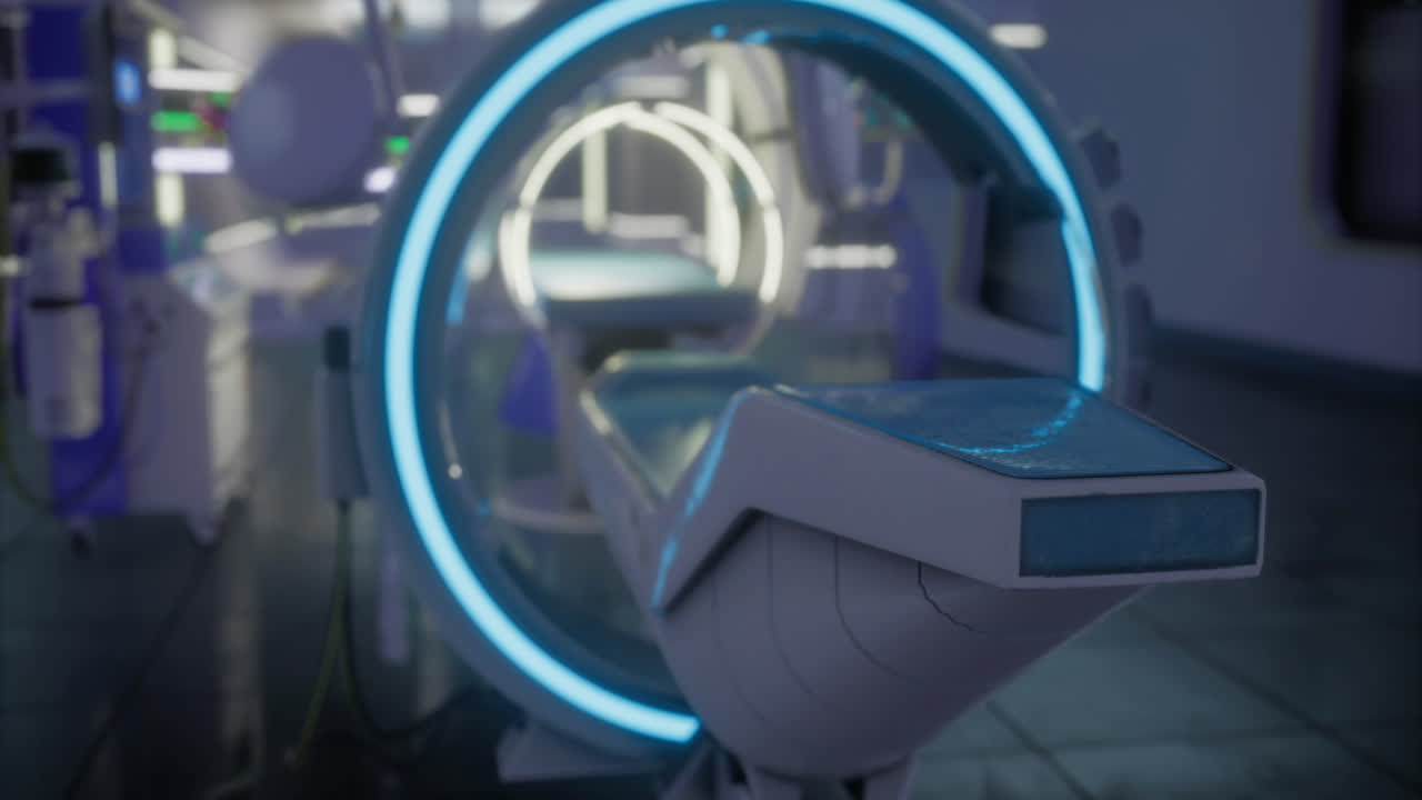 Advanced mri scanner in a modern medical facility showcasing innovative design