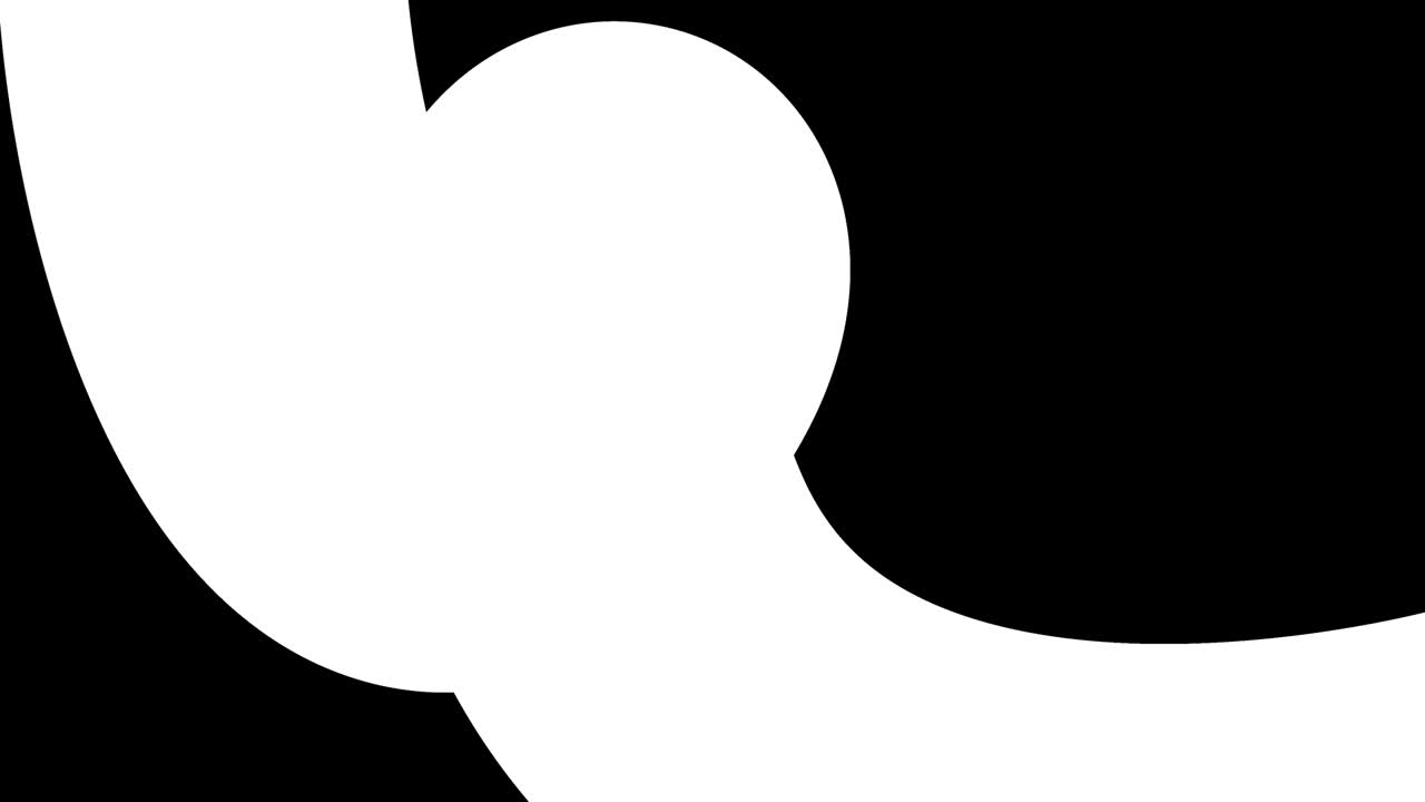 hermosos gradientes con tonos de azul púrpura fluyen a lo largo de una línea o tubo elegantemente retorcido. hermoso fondo de diseño moderno con animación de bucle liso de gradiente líquido en 4k. luma mate como alfa