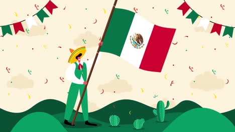 mexican flag celebration