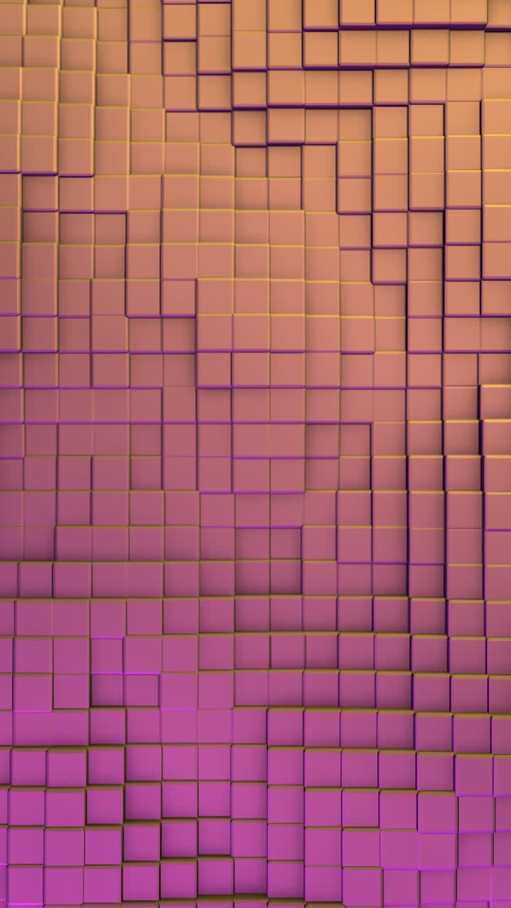 patrón geométrico abstracto de cubos de gradiente