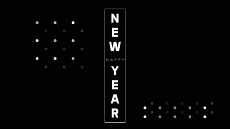 Modern-Happy-New-Year-text-in-frame-on-black-gradient