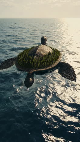 giant turtle island