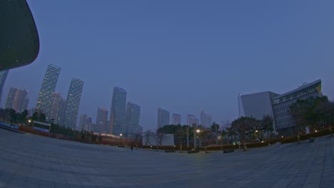 architecture buildings in a city town urban style, skyscrapers and constructions wide angle view panorama