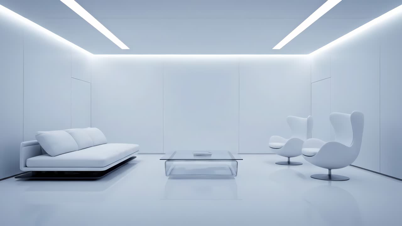 Minimalist Futuristic Interior
