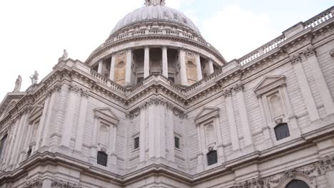 st pauls cathedral in the center of city of london, united kingdom, britain