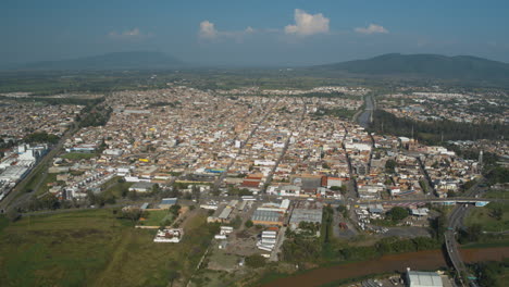flight over ocotitlan jalisco daytime circle