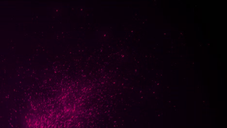 partículas de polvo rosa fondo de movimiento de luz abstracto. animación de partículas brillantes. perfecto como fondo para temas como cine o lujo y títulos.