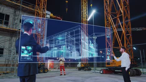 Construction Site with Augmented Reality
