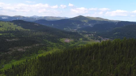 soaring above the majestic mountain valley