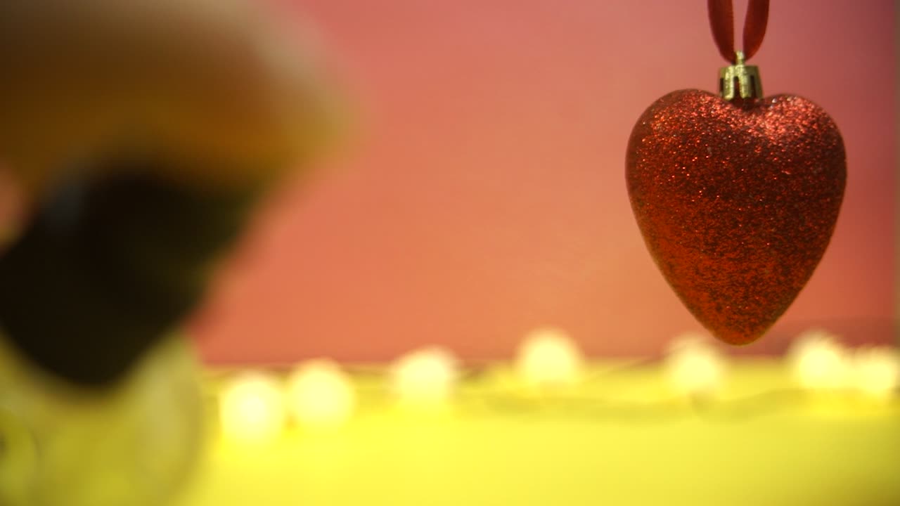 결혼식, 기념일 및 사랑의 발렌타인 축제에 대한 4k 사랑 테마 모션 배경