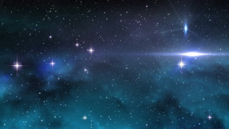 punto brillante de luz contra el espacio en el fondo