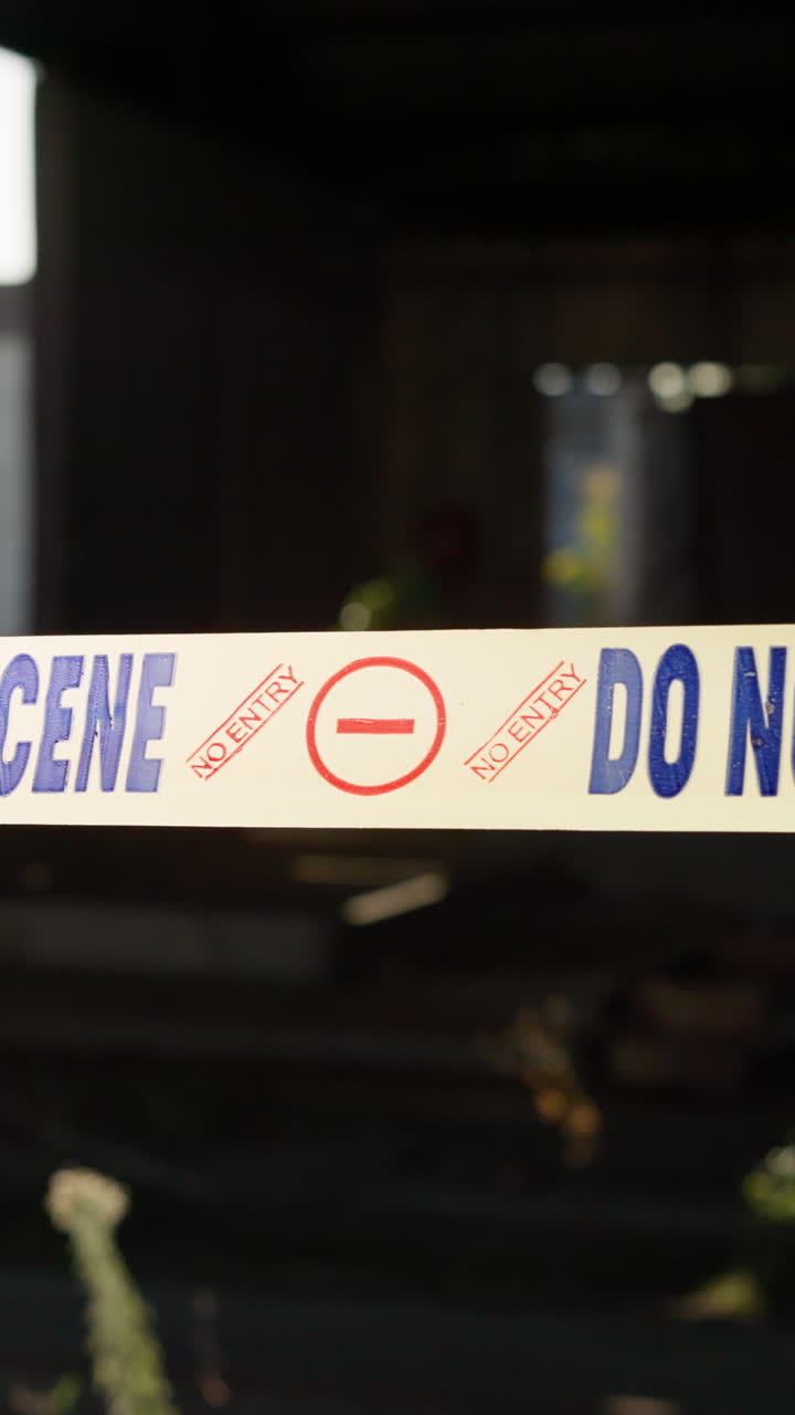 cinta de la escena del crimen