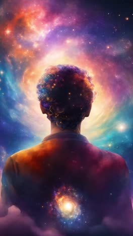 cosmic rose garden: a surreal journey through the universe