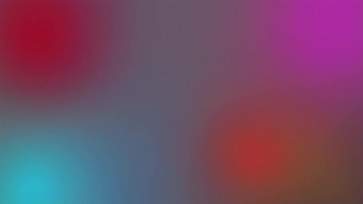 Abstract Motion Background with Soft Blending Colorful Light Orbs
