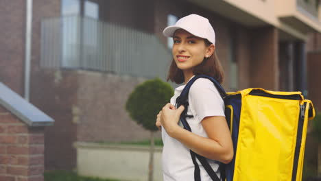 woman delivery person