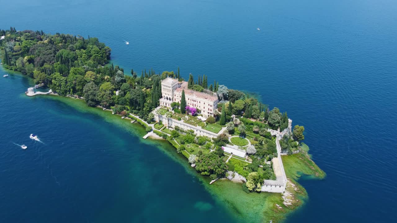 가르다 호수 에 있는 가르다 섬 에 있는 빌라 이솔라 보르게세