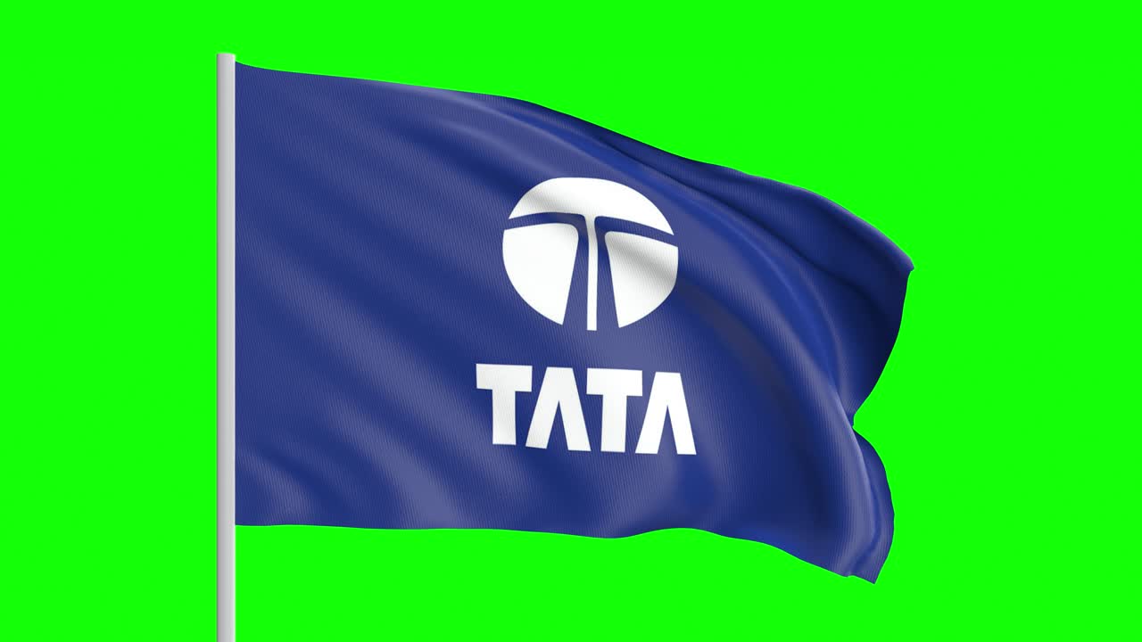 Tata Industries Limited flag for video presentations