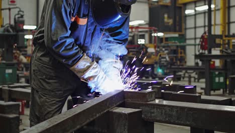 welding operation in industrial setting