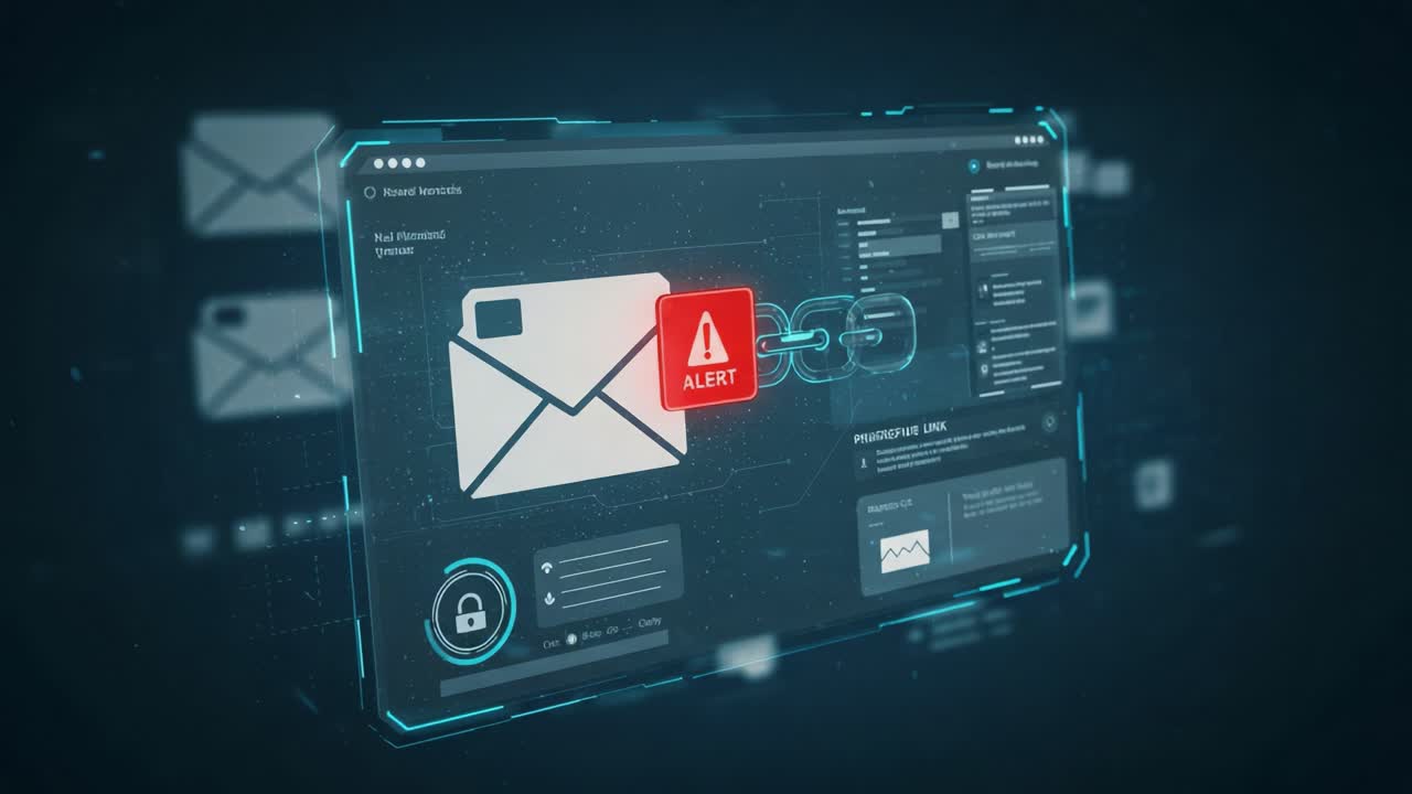 Cybersecurity Threat Notification: An Alert on a Suspicious Email Link Detected in a Virtual Environment for Enhanced Digital Protection