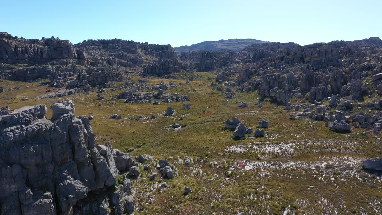 Luftoptagelser af Cedarberg-bjergene.