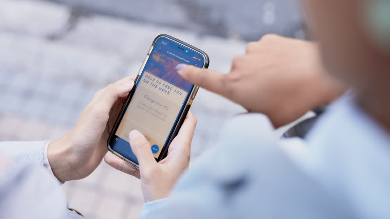 친구들의 손,  ⁇ 드폰 화면