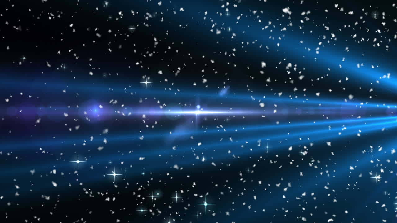 검은색 배경에 떨어지는 별