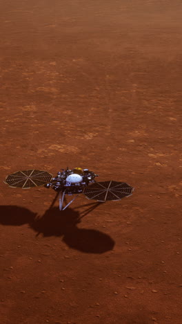 el módulo de aterrizaje insight de la nasa en marte