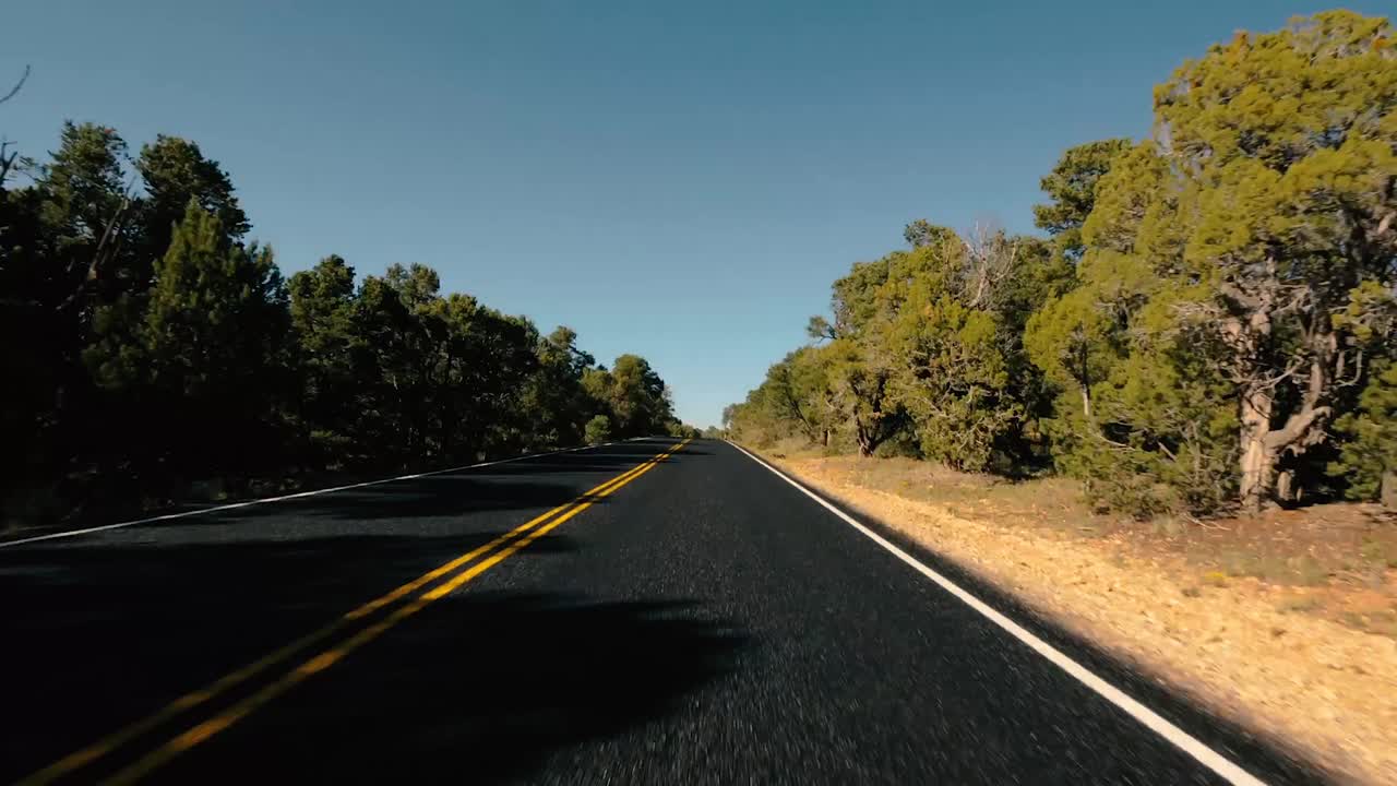 Timelapse video during a long road trip