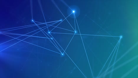 sistema de matriz de datos de líneas de conectividad