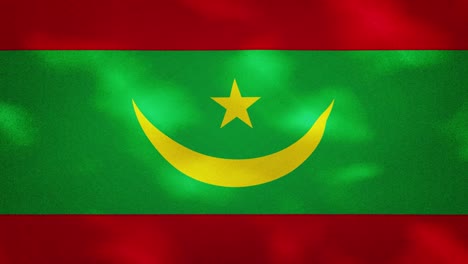 mauritanian dense flag fabric wavers, background loop