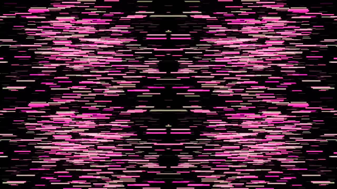 Abstract Pink and Black Geometric Pattern