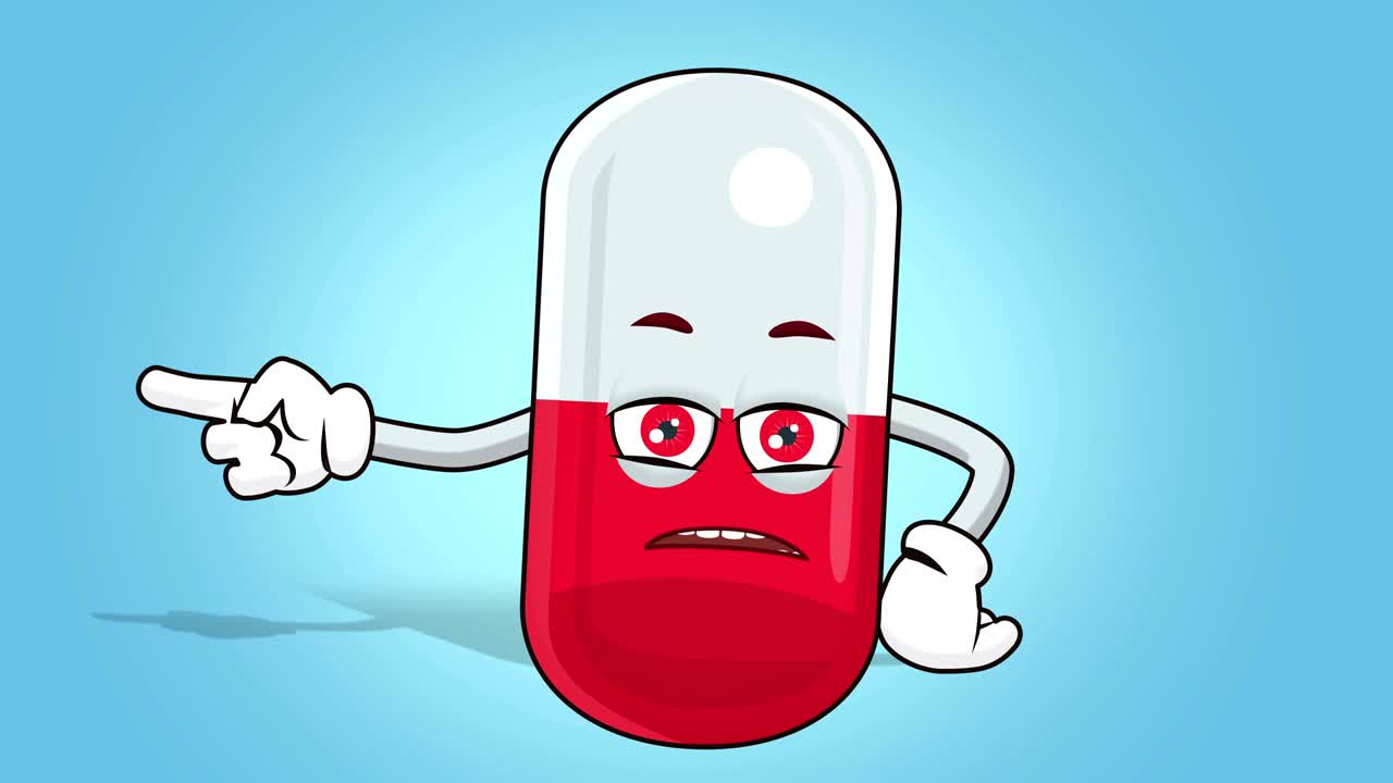 만화  얼굴 애니메이션 좌측 포인터 알파 매트