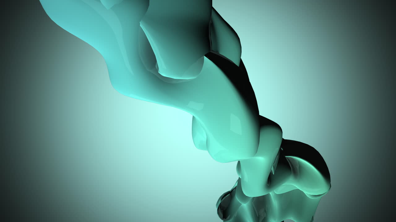 movimiento formas futuristas líquido verde oscuro